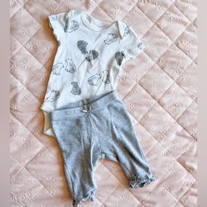 Gray Polar Bear Outfit